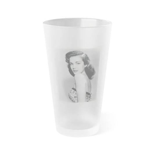 Cathy Downs #62 (Vintage Female Icon) Frosted Pint Glass 16oz-16oz-Frosted-Go Mug Yourself