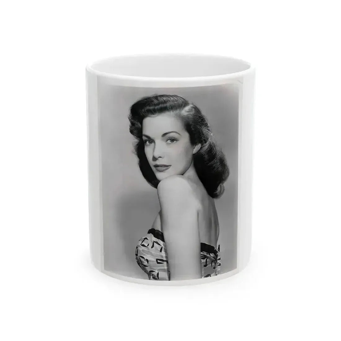 Cathy Downs #62 (Vintage Female Icon) White Coffee Mug 11oz - Go Mug Yourself