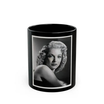 Cathy Downs #63 (Vintage Female Icon) Black Coffee Mug 11oz - Go Mug Yourself