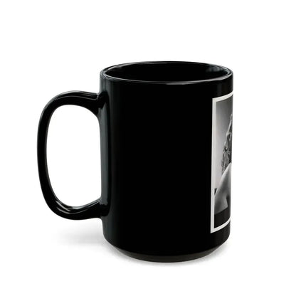 Cathy Downs #63 (Vintage Female Icon) Black Coffee Mug - Go Mug Yourself