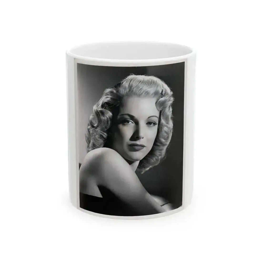 Cathy Downs #63 (Vintage Female Icon) White Coffee Mug 11oz - Go Mug Yourself