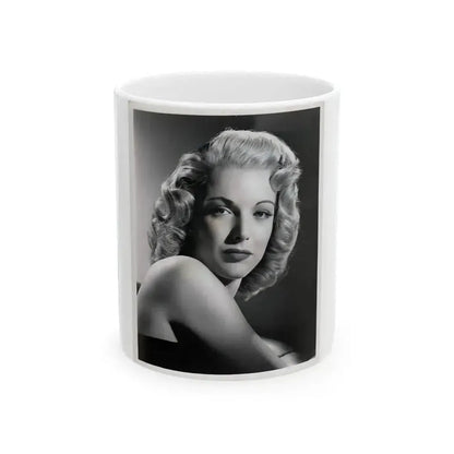 Cathy Downs #63 (Vintage Female Icon) White Coffee Mug 11oz - Go Mug Yourself