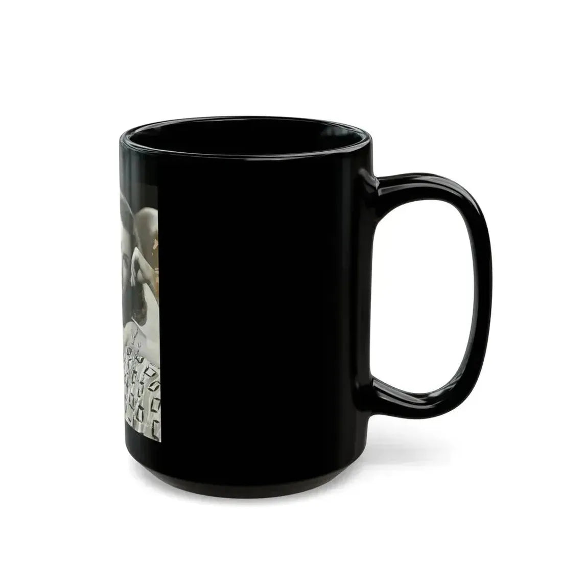Cathy Downs #67 (Vintage Female Icon) Black Coffee Mug - Go Mug Yourself