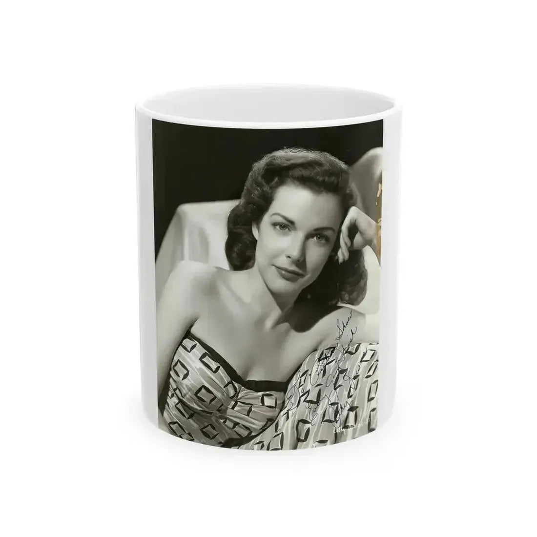 Cathy Downs #67 (Vintage Female Icon) White Coffee Mug 11oz - Go Mug Yourself