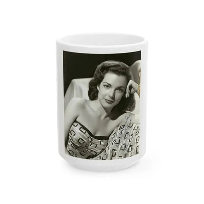 Cathy Downs #67 (Vintage Female Icon) White Coffee Mug 15oz - Go Mug Yourself