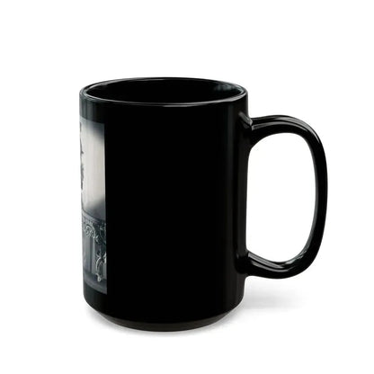 Cathy Downs #68 (Vintage Female Icon) Black Coffee Mug - Go Mug Yourself