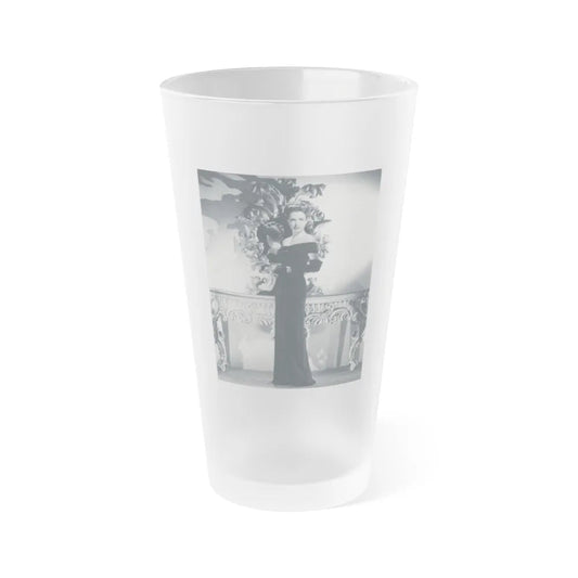 Cathy Downs #68 (Vintage Female Icon) Frosted Pint Glass 16oz-16oz-Frosted-Go Mug Yourself