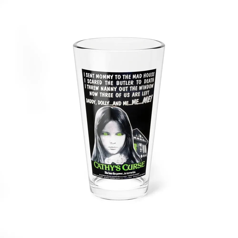 CATHY'S CURSE 1977 Movie Poster - Pint Glass 16oz 16oz - Go Mug Yourself