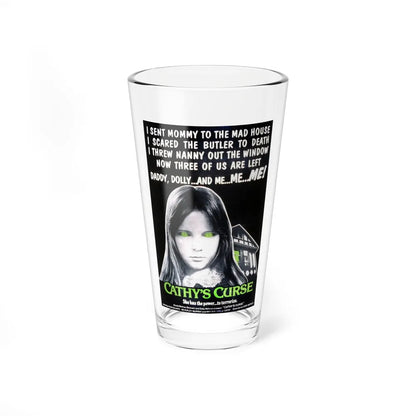 CATHY'S CURSE 1977 Movie Poster - Pint Glass 16oz-16oz-Go Mug Yourself