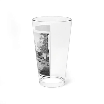 Catlett's Station, Va. The Station With U.S. Military Railroad Boxcars And Soldiers (U.S. Civil War) Pint Glass 16oz - Go Mug Yourself