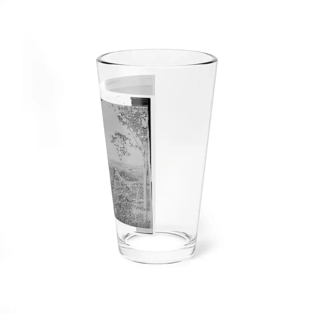 Catlett's Station, Va., Vicinity. Federal Soldiers Rebuilding The Orange & Alexandria Railroad Bridge Over Cedar Run (U.S. Civil War) Pint Glass 16oz - Go Mug Yourself