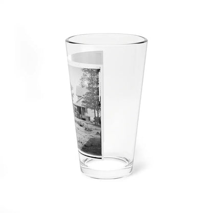 Catlett's Station, Va. The Station With U.S. Military Railroad Boxcars And Soldiers (U.S. Civil War) Pint Glass 16oz-Go Mug Yourself