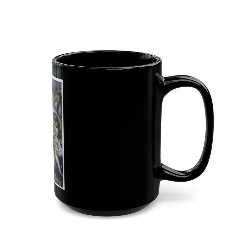 CAT'S EYE 1985 Movie Poster - Black Coffee Mug-Go Mug Yourself