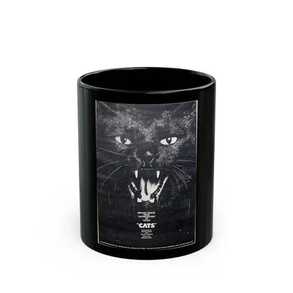 CATS (NEVER PRODUCED) 1977 Movie Poster - Black Coffee Mug 11oz - Go Mug Yourself