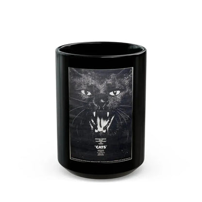 CATS (NEVER PRODUCED) 1977 Movie Poster - Black Coffee Mug 15oz - Go Mug Yourself