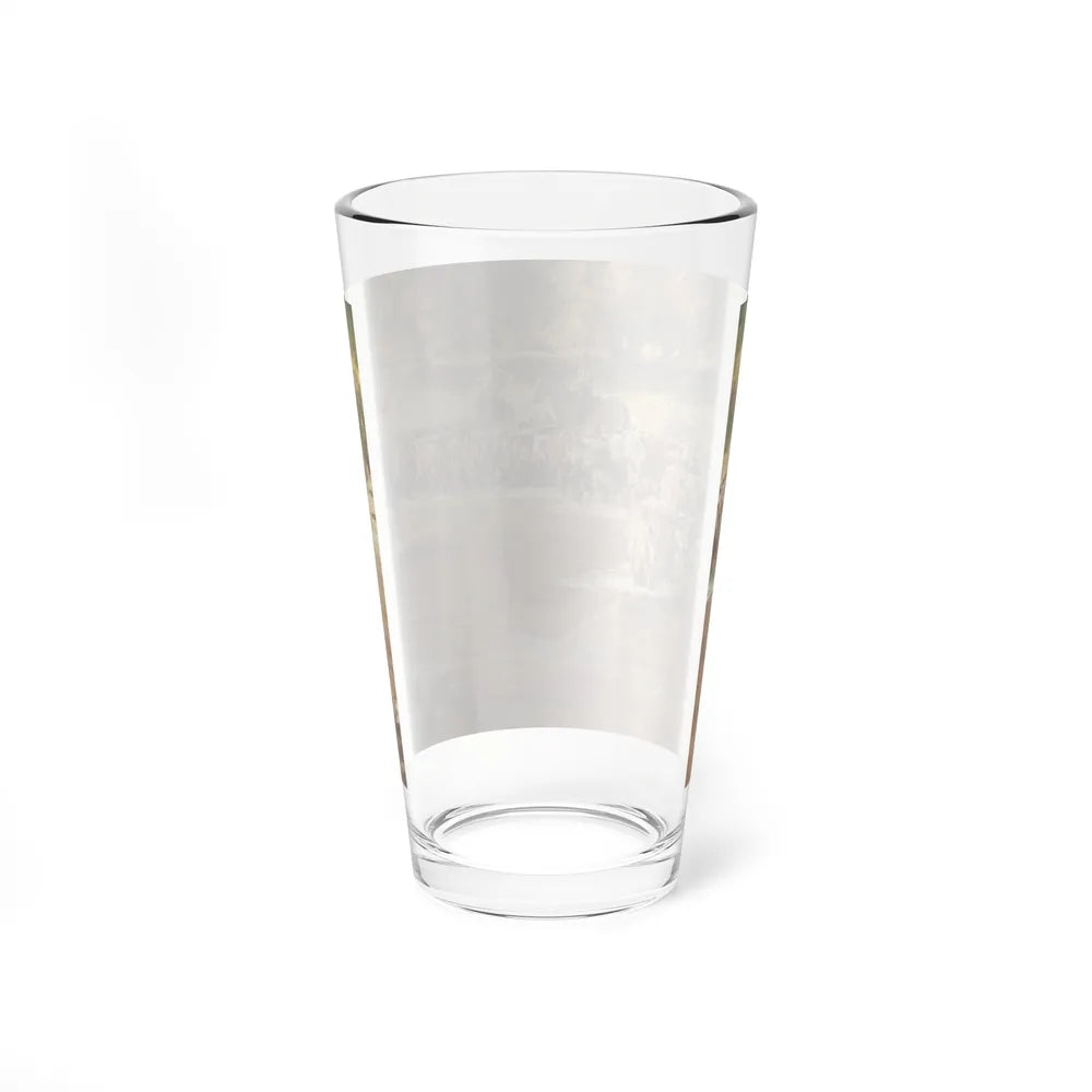 Cattle Crossing (Magazine Illustration) Pint Glass 16oz-Go Mug Yourself