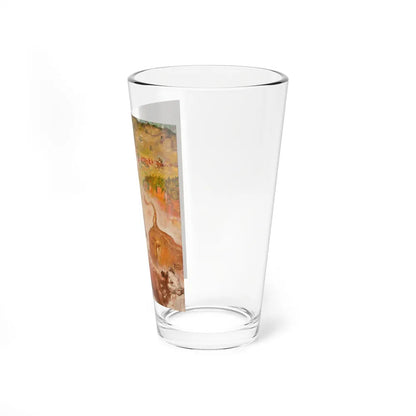 Cattle Driver (Magazine Illustration) Pint Glass 16oz-Go Mug Yourself