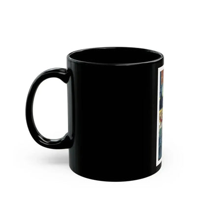 Caught In The Act by Steve McNeil, The Saturday Evening Post, 1956 - Black Coffee Mug - Go Mug Yourself
