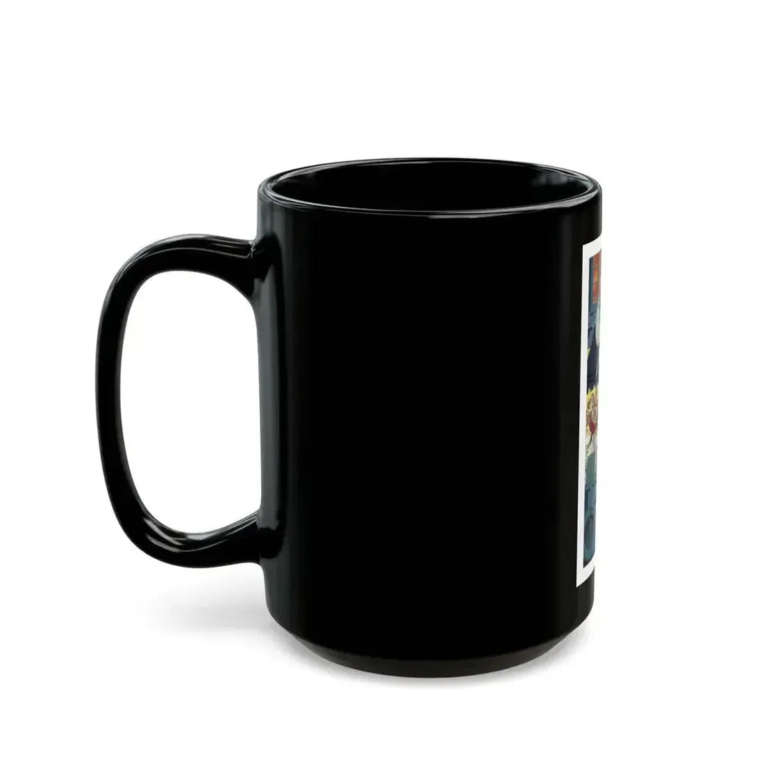 Caught In The Act by Steve McNeil, The Saturday Evening Post, 1956 - Black Coffee Mug - Go Mug Yourself