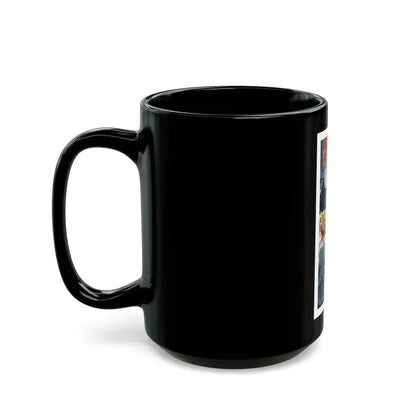 Caught In The Act by Steve McNeil, The Saturday Evening Post, 1956 - Black Coffee Mug - Go Mug Yourself