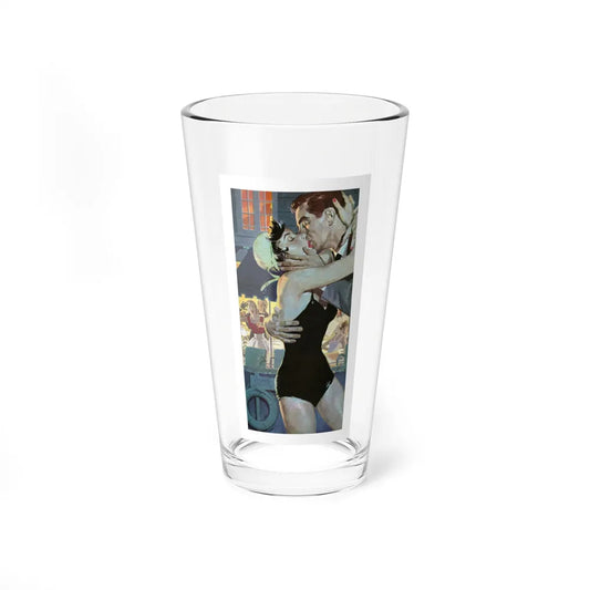 Caught In The Act by Steve McNeil, The Saturday Evening Post, 1956 (Magazine Illustration) Pint Glass 16oz-16oz-Go Mug Yourself