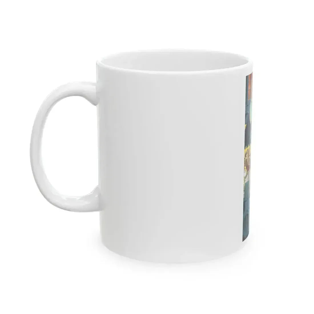 Caught In The Act by Steve McNeil, The Saturday Evening Post, 1956 - White Coffee Mug - Go Mug Yourself
