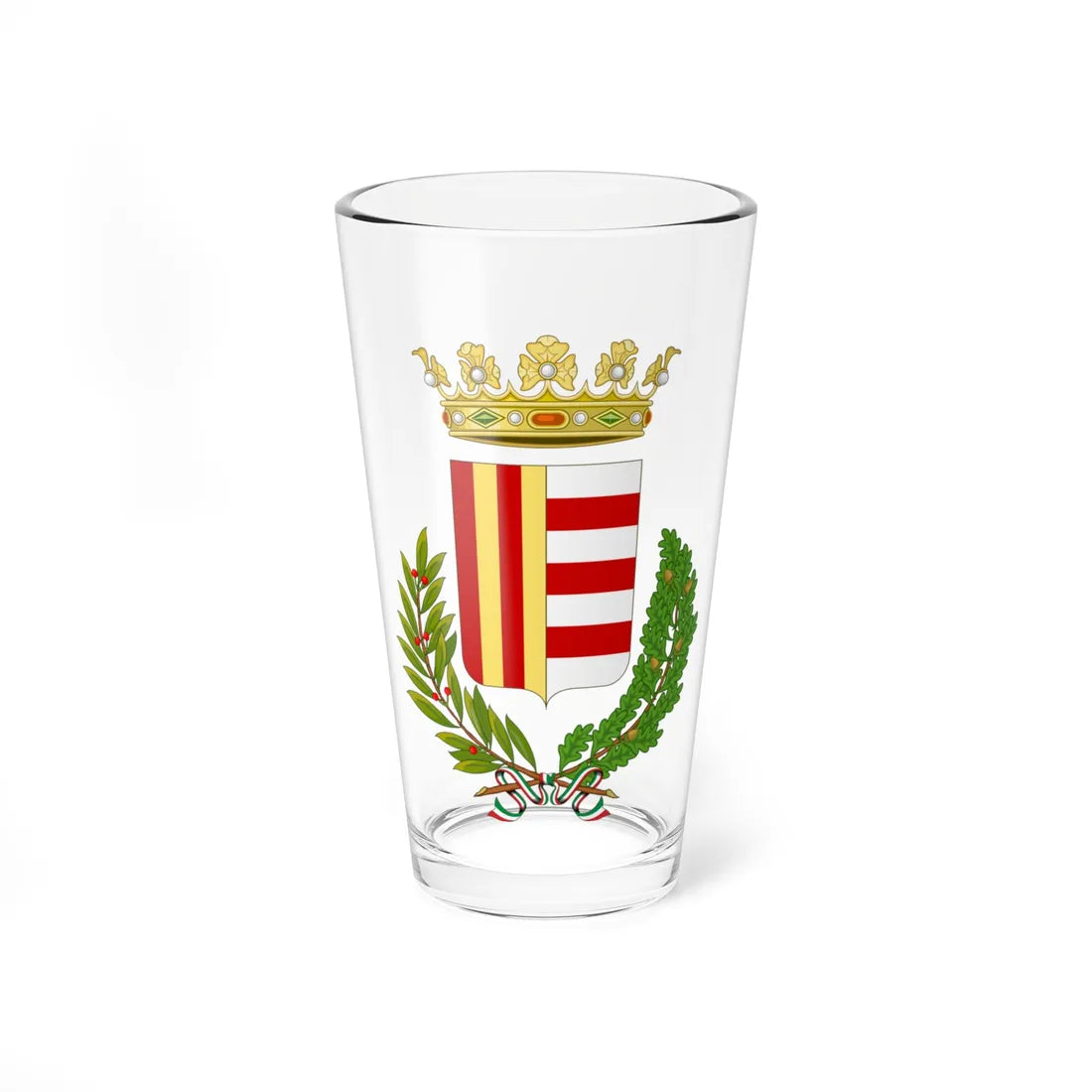 Cava de Tirreni-Stemma (Italy) (Coat of Arms) Pint Glass 16oz 16oz - Go Mug Yourself