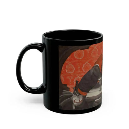 Cavaliers at Table - Black Coffee Mug - Go Mug Yourself