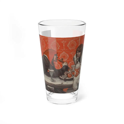 Cavaliers at Table (Magazine Illustration) Pint Glass 16oz-16oz-Go Mug Yourself