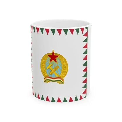 Cavalry Standard of the Hungarian Defence Forces 1949-1950 (Hungary) White Coffee Mug 11oz - Go Mug Yourself