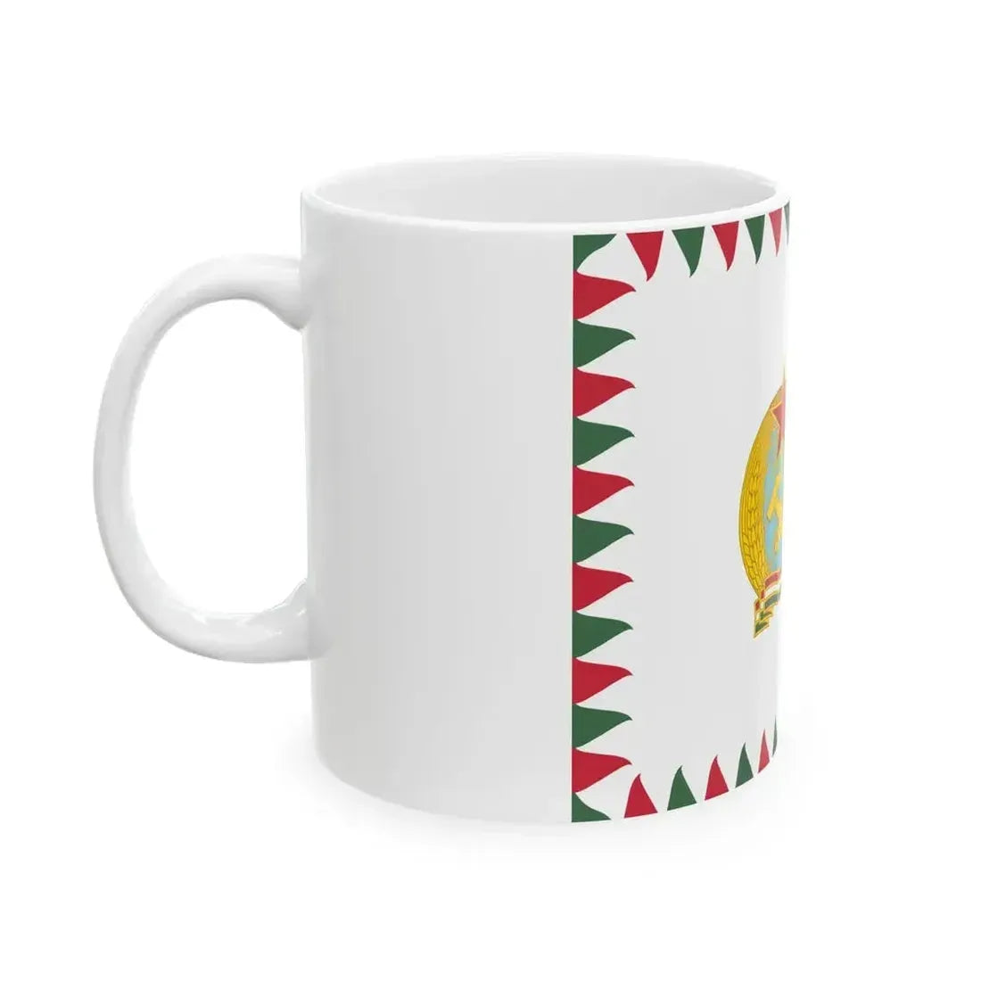 Cavalry Standard of the Hungarian Defence Forces 1949-1950 (Hungary) White Coffee Mug - Go Mug Yourself