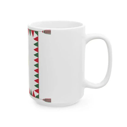 Cavalry Standard of the Hungarian Defence Forces 1949-1950 (Hungary) White Coffee Mug - Go Mug Yourself