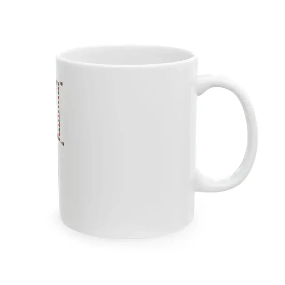 Cavalry Standard of the Hungarian Defence Forces 1949 with staff (Hungary) White Coffee Mug - Go Mug Yourself
