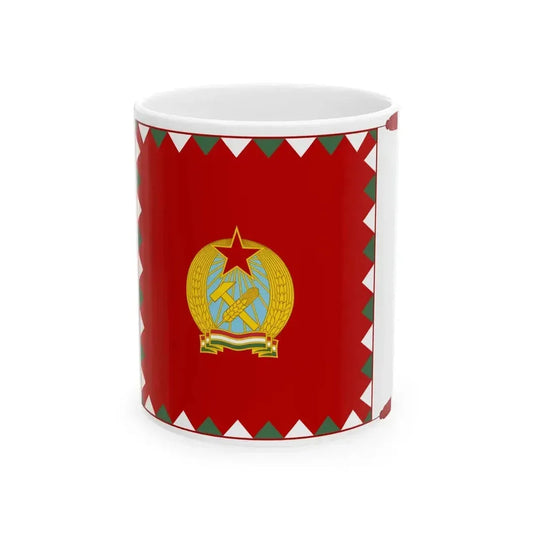 Cavalry Standard of the Hungarian Peoples Army 1950-1957 (Hungary) White Coffee Mug 11oz - Go Mug Yourself