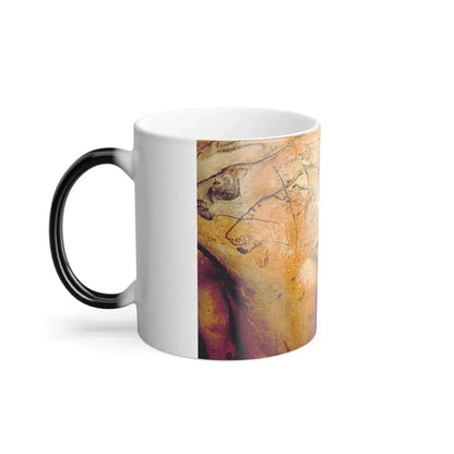 cave lions and woolly rhinoceroses - Color Changing Mug 11oz - Go Mug Yourself
