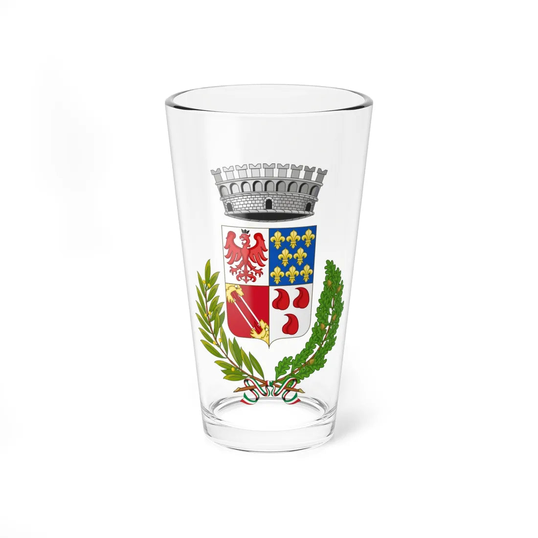 Cavernago-Stemma (Italy) (Coat of Arms) Pint Glass 16oz 16oz - Go Mug Yourself