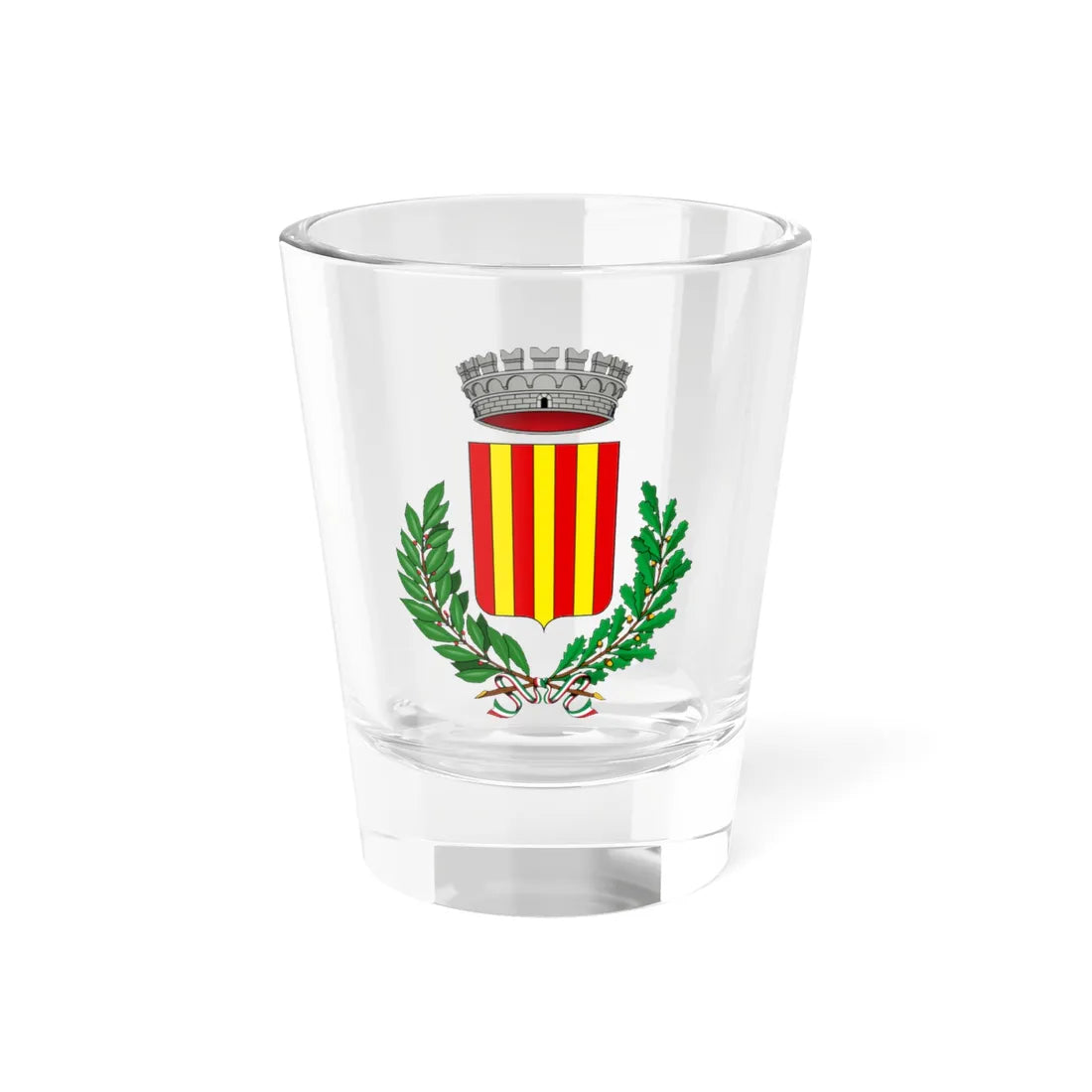 Cavour-Stemma (Italy) (Coat of Arms) Shot Glass 1.5oz 1.5oz - Go Mug Yourself
