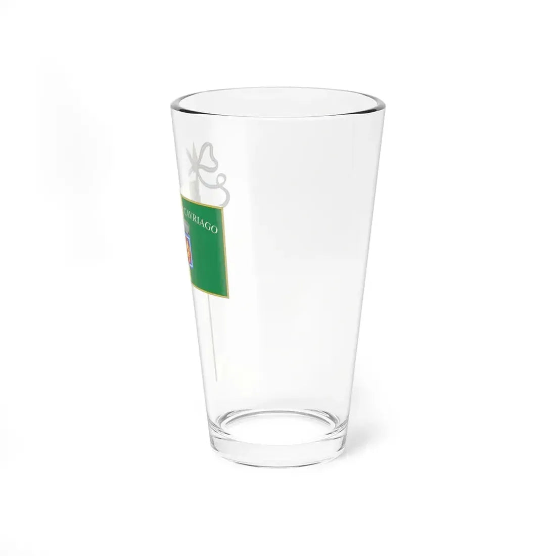 Cavriago-Bandiera Completa (Italy) Pint Glass 16oz - Go Mug Yourself