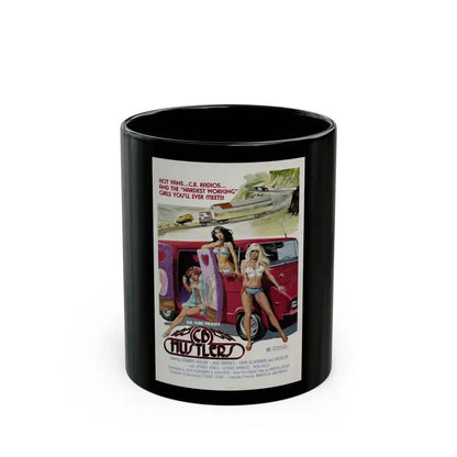 CB HUSTLERS 1976 Movie Poster - Black Coffee Mug 11oz - Go Mug Yourself