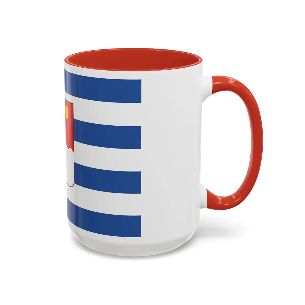 Flag of Batumi Georgia - Accent Coffee Mug-Go Mug Yourself