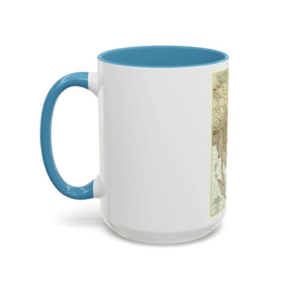 Far East (1952) (Map) Accent Coffee Mug-Go Mug Yourself