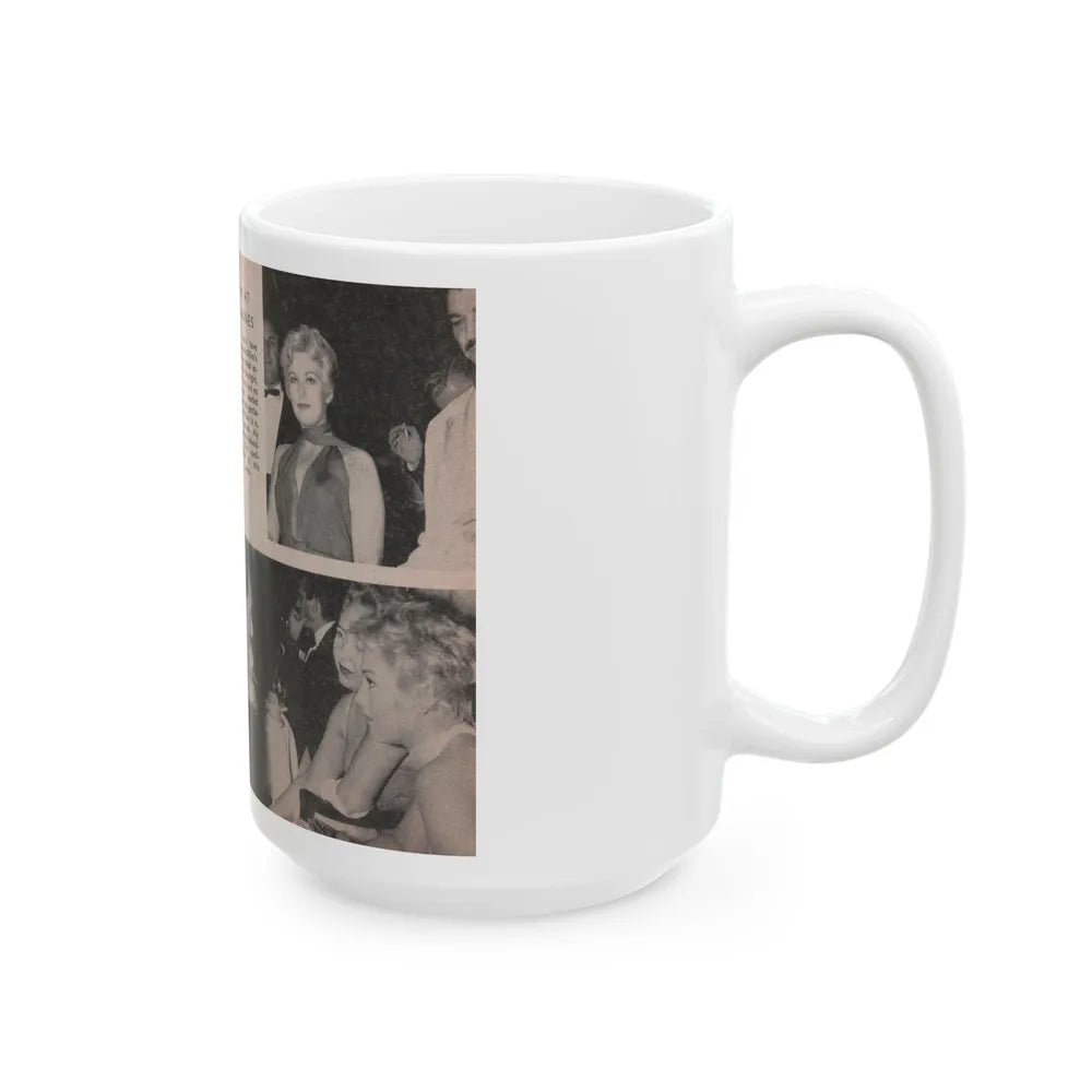 Kim Novak #147 - Scanned Mag. 66 Photos (Vintage Female Icon) White Coffee Mug-Go Mug Yourself