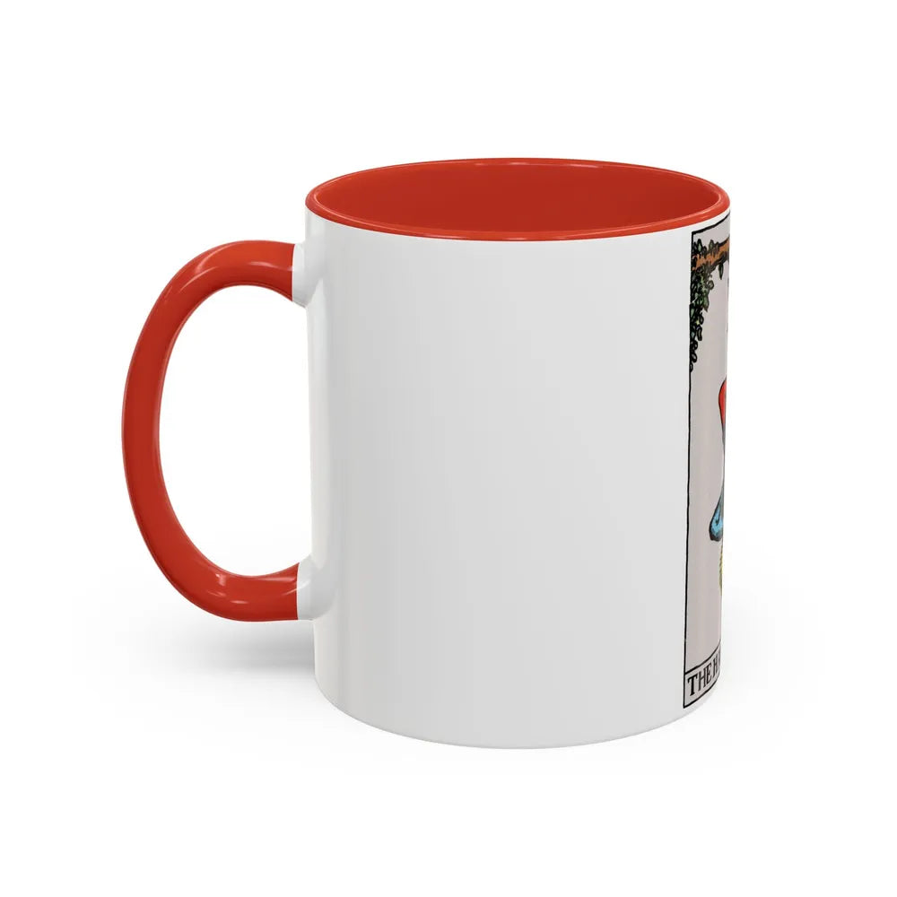 The Hanged Man (Tarot Card) Accent Coffee Mug-Go Mug Yourself