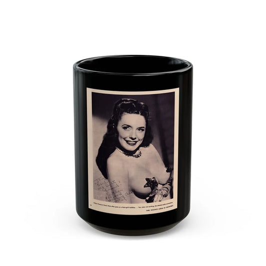 Evelyn West #13 (Vintage Female Icon) Black Coffee Mug-15oz-Go Mug Yourself