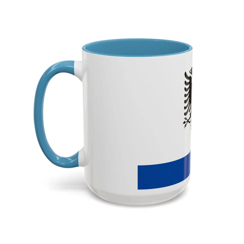 Government Ensign of Albania - Accent Coffee Mug-Go Mug Yourself