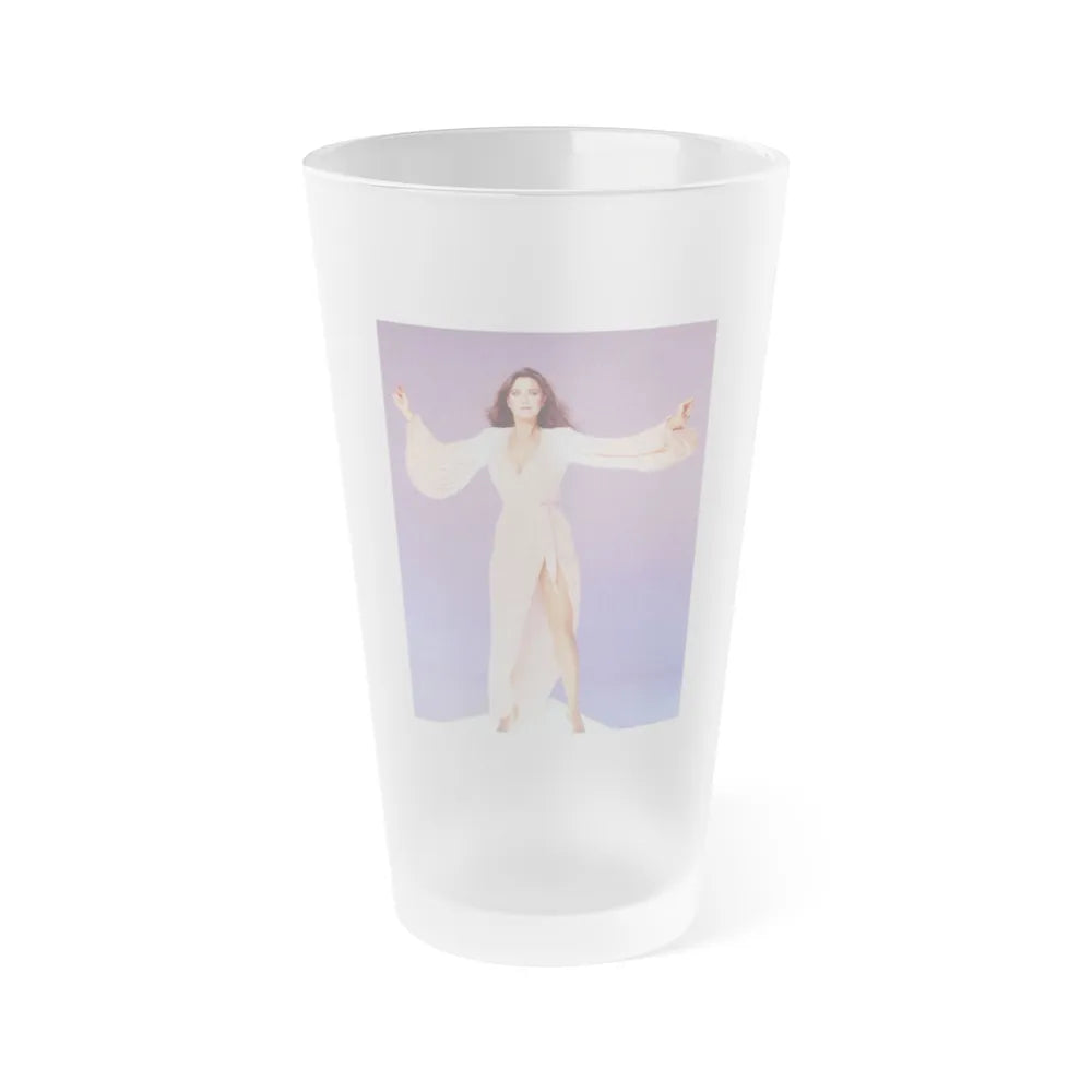 Lynda Carter #178 (Vintage Female Icon) Frosted Pint 16oz-16oz-Frosted-Go Mug Yourself