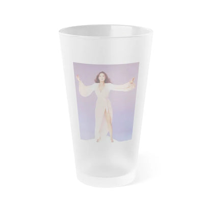 Lynda Carter #178 (Vintage Female Icon) Frosted Pint 16oz-16oz-Frosted-Go Mug Yourself