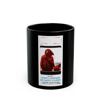 EROTIC NIGHTS OF THE LIVING DEAD (ITALIAN) 2 1980 Movie Poster - Black Coffee Mug-11oz-Go Mug Yourself