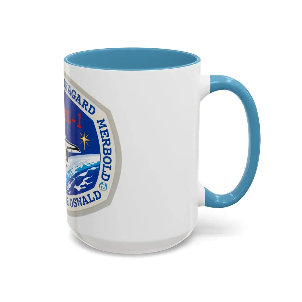 STS 42 (NASA) Accent Coffee Mug-Go Mug Yourself