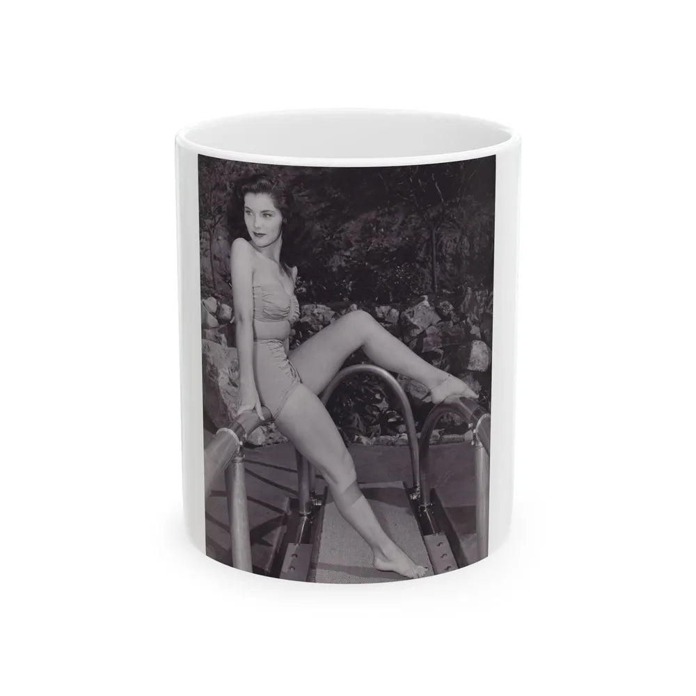 Debra Paget #356 (Vintage Female Icon) White Coffee Mug-11oz-Go Mug Yourself